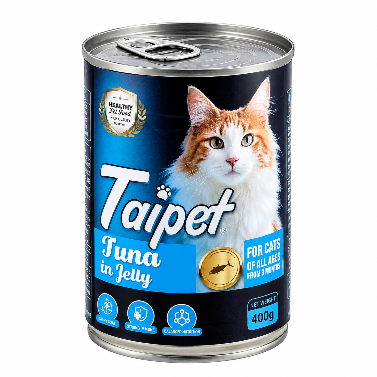 Taipet Adult & Kitten Can Food (Tuna in Jelly) - 400gm